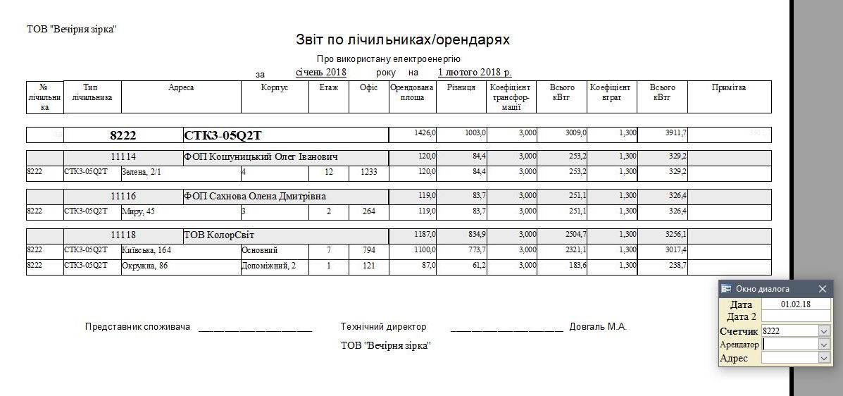 программа по учету электроэнергии для предприятий и организаций программа по учету и анализу использования электроэнергии
компьютерные программы для предприятий электроэнергетики учет электроэнергии украина программа компьютерная программа по учету активной и реактивной электроэнергии по подстанции, счетчикам, потребителям, арендаторам для предприятия организации офиса Компьютерная программа расчета потребления электроэнергии арендаторами для предприятия, организации офиса учет потребления электроэнергии в офисах учет коэфициента трансформации потерь в программе