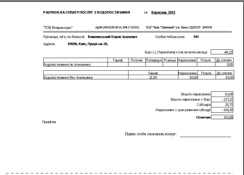 компьютерная программа по учету воды